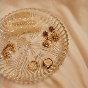 Crystal Catch All Jewelry Dish